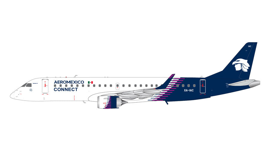 Pre-Order Gemini200 Aeromexico Embraer ERJ-190 XA-IAC G2AMX1386