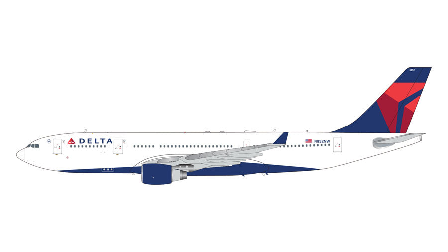 Pre-Order Gemini200 Delta Air Lines Airbus A330-200 N852NW G2DAL1118