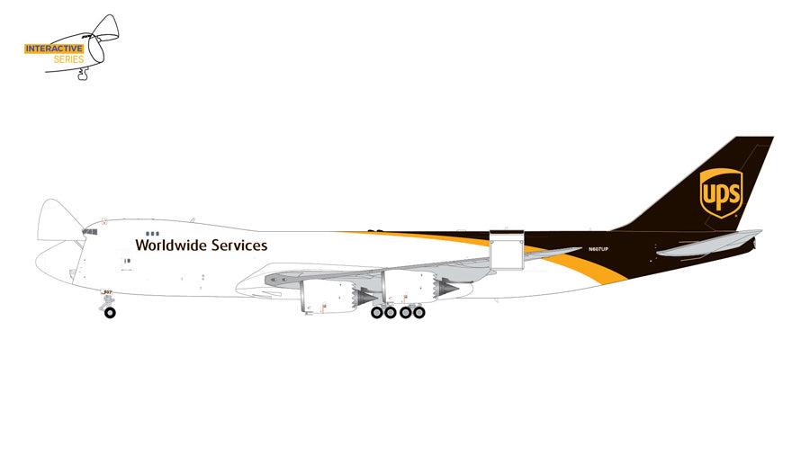 Pre-Order Gemini200 UPS Boeing 747-8F N607UP Interactive G2UPS1187