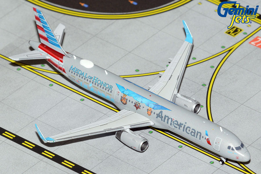 Gemini Jets 1:400 American Airlines Airbus A321 "Flagship Valor" N167AN GJAAL2139