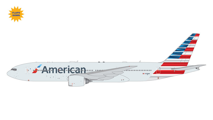 Gemini Jets 1:400 American Airlines Boeing 777-200ER N788AN Flaps Down GJAAL2359F