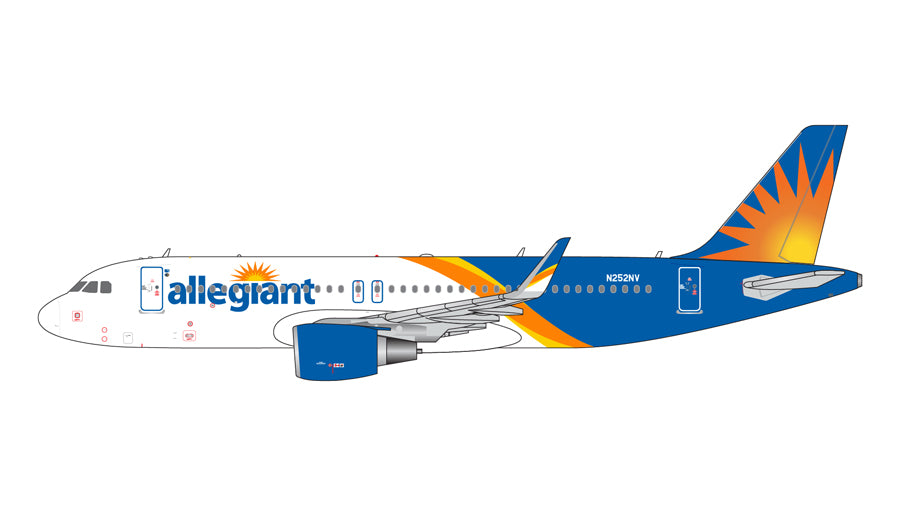 Gemini Jets 1:400 Allegiant Air A320 N252NV GJAAY2326