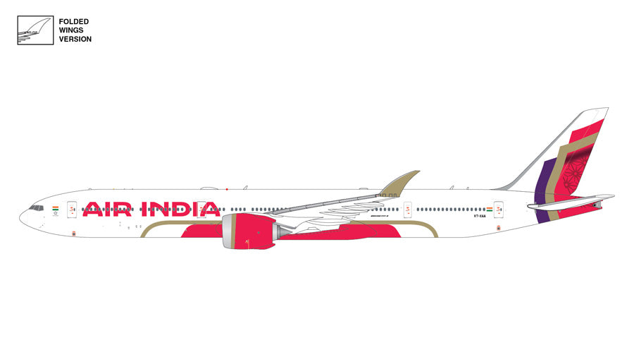 Pre-Order GeminiJets 1:400 Air India Boeing 777-9 VT-XAA GJAIC2279