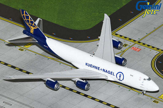 GeminiJets 1:400 Atlas Air Boeing 747-8F "Kuehne+Nagel" N862GT GJGTI2203