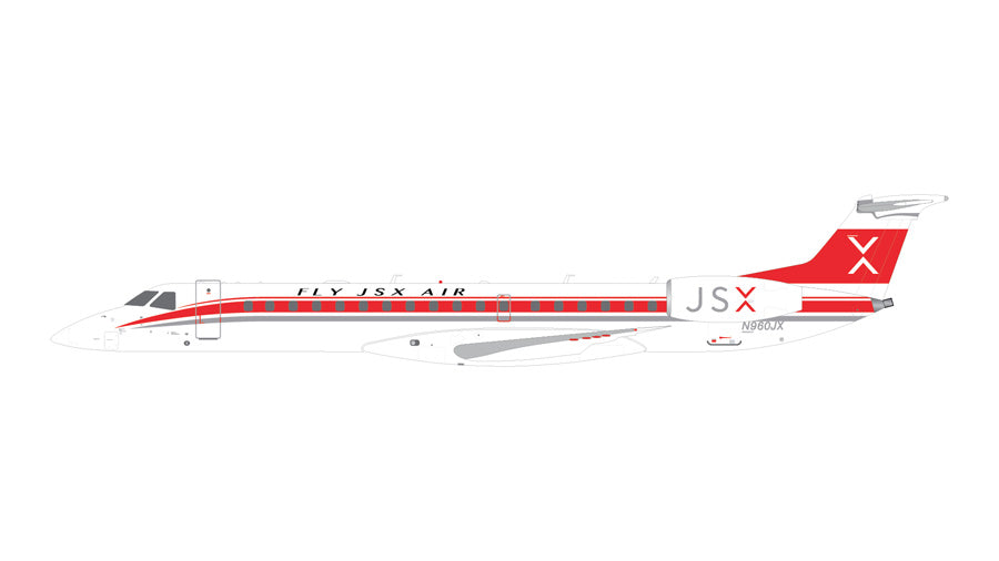 GeminiJets 1:400 JSX Embraer ERJ-145 N960JX "Retro" GJJSX2403