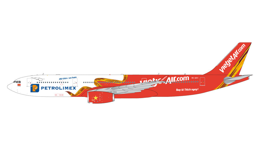 Gemini Jets 1:400 VietJet Air Airbus A330-300 VN-A811 "Petrolimax" GJVJC2080
