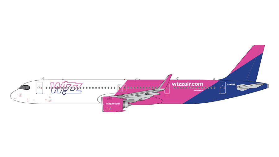 Gemini Jets 1:400 Wizz Air Airbus A321NEO G-WUNB GJWUK2340