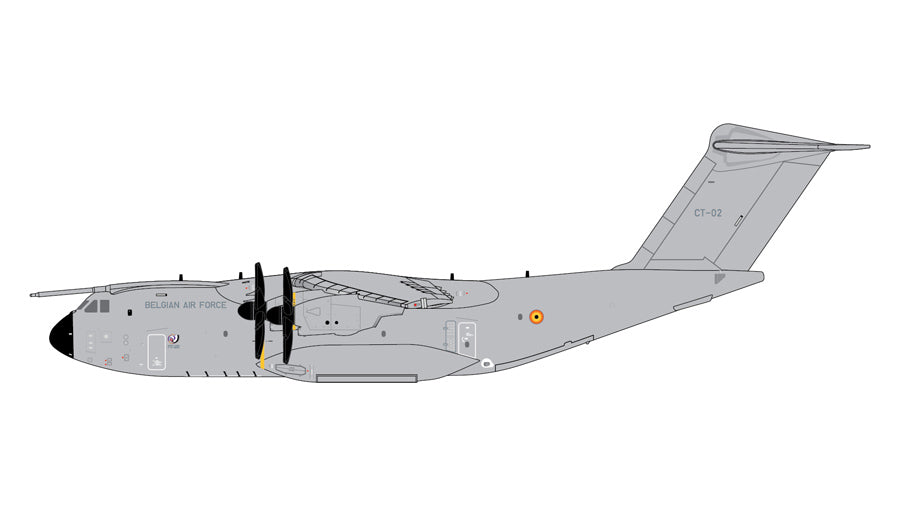 Pre-Order GeminiJets 1:400 Belgian Air Force Airbus A400M Atlas CT-02 GMBAF156