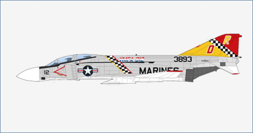 Hobby Master 1:72 F-4J Phantom II 153893, VMFA-31, US Marines 1976 HA19067