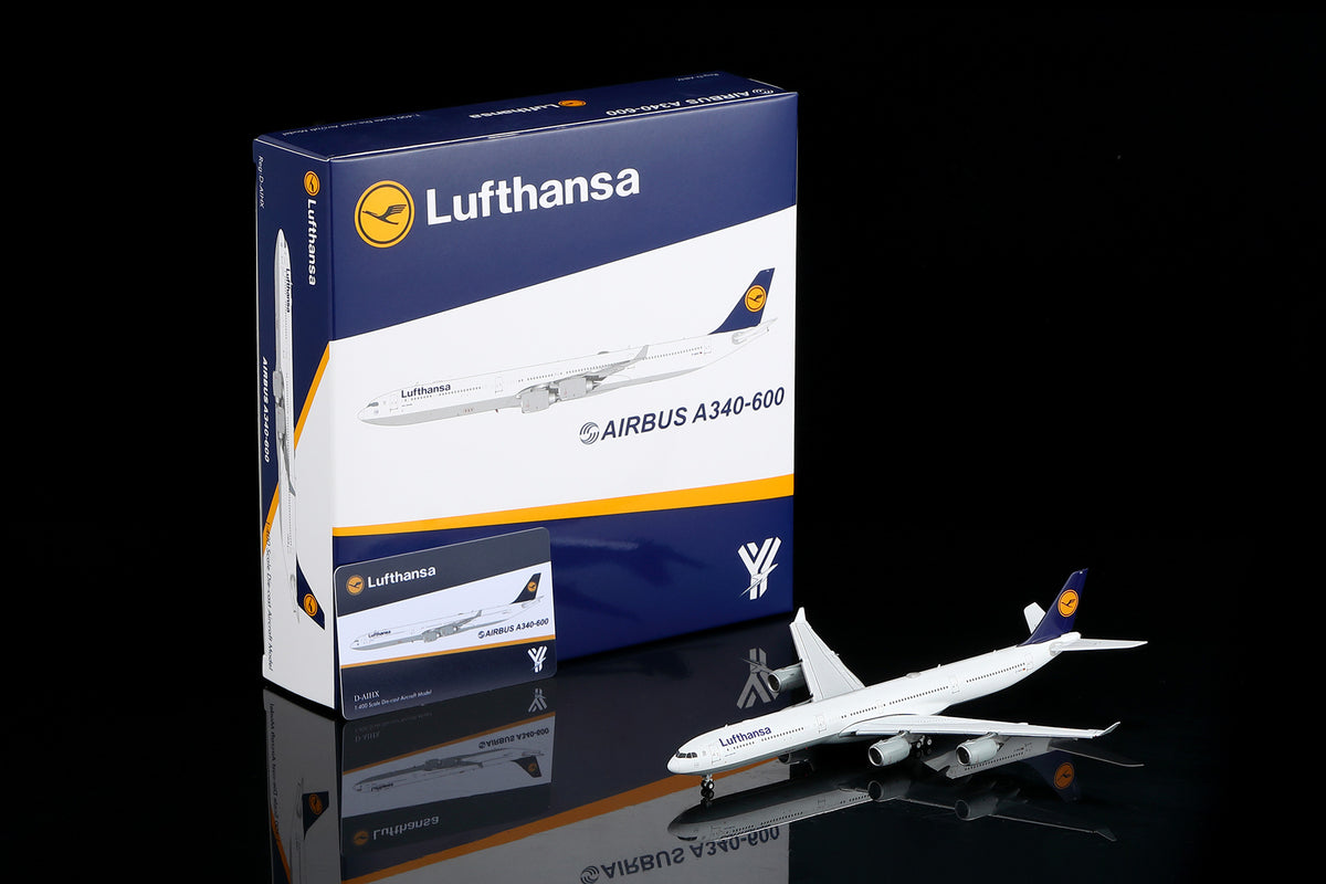 YY Wings 1:400 Lufthansa Airbus A340-600 D-AIHX Flaps Down YY34625F