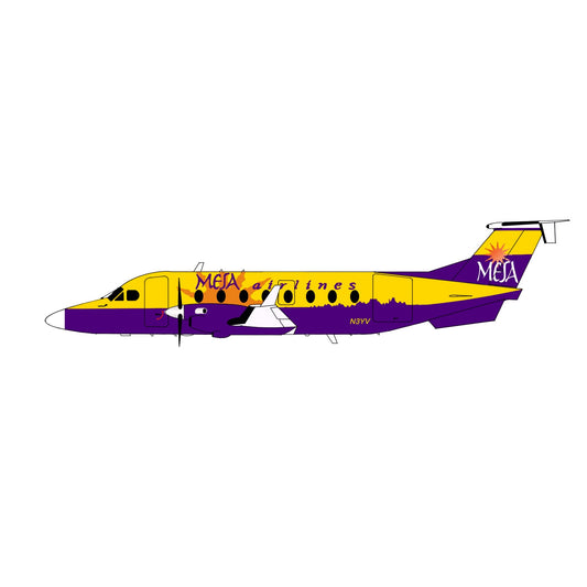 Pre-Order 3D Design Deck 1:400 Mesa Airlines Beechcraft B1900D N3YV 129