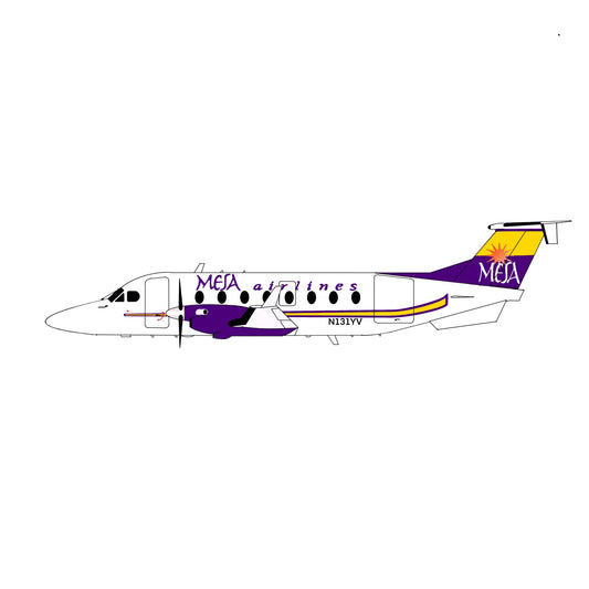 Pre-Order 3D Design Deck 1:400 Mesa Airlines Beechcraft B1900D N131YV 112