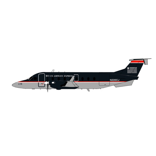 Pre-Order 3D Design Deck 1:400 US Airways Express (Colgan) Beechcraft B1900D N220CJ 134