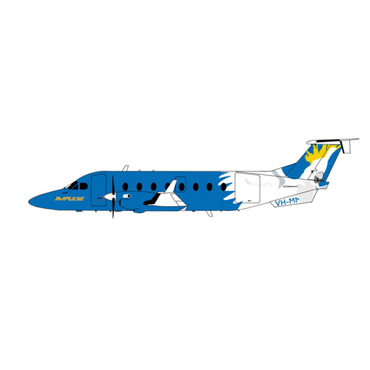 Pre-Order 3D Design Deck 1:400 Impulse Airlines (Cockatoo) Beechcraft B1900D VH-MML 132