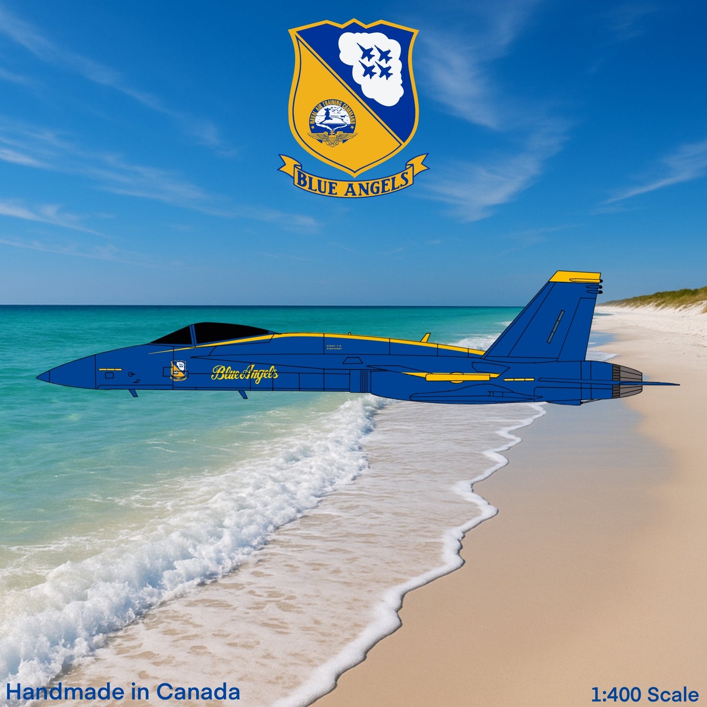 3D Design Deck Blue Angels F-18 Interchangeable Tails 141