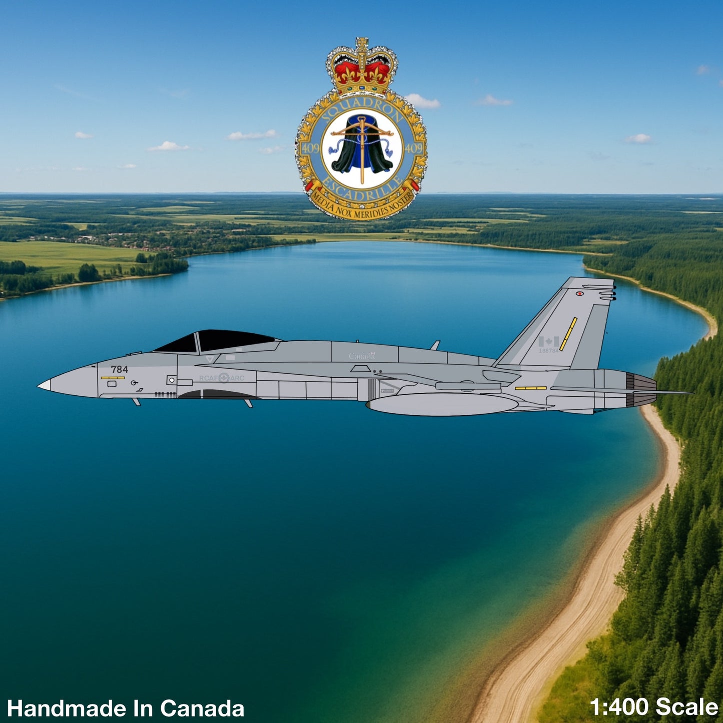 3D Design Deck 1:400 Royal Canadian Air Force CF-188 188784 "with tanks" 143