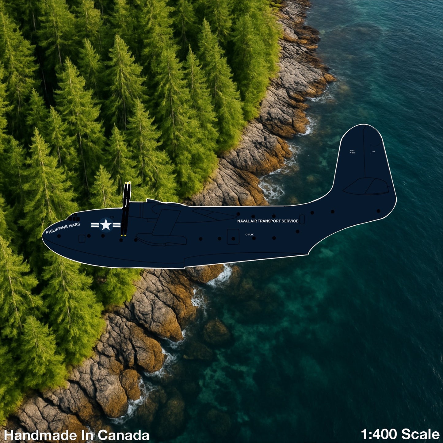 Pre-Order 3D Design Deck 1:400 Naval Air Transport Service Martin Mars C-FYLK "Philippine Mars" 153