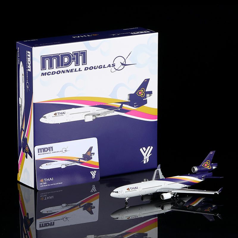 YY Wings 1:400 Thai Airways McDonnell Douglas MD-11 HS-TMD Flaps Down YY1111F