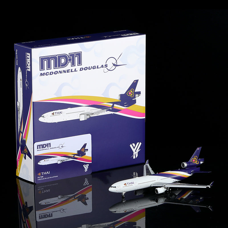 YY Wings 1:400 Thai Airways McDonnell Douglas MD-11 HS-TME Flaps Down YY1112F