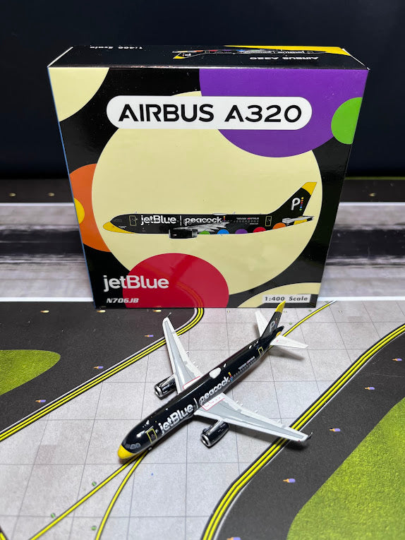 Phoenix Models 1:400 jetBlue Airbus A320 "Peacock" N706JB PH04573