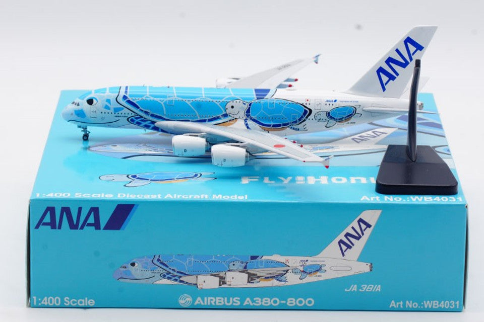Aviation400 All Nippon Airways (ANA) Airbus A380 "Flying Honu" JA381A WB4031