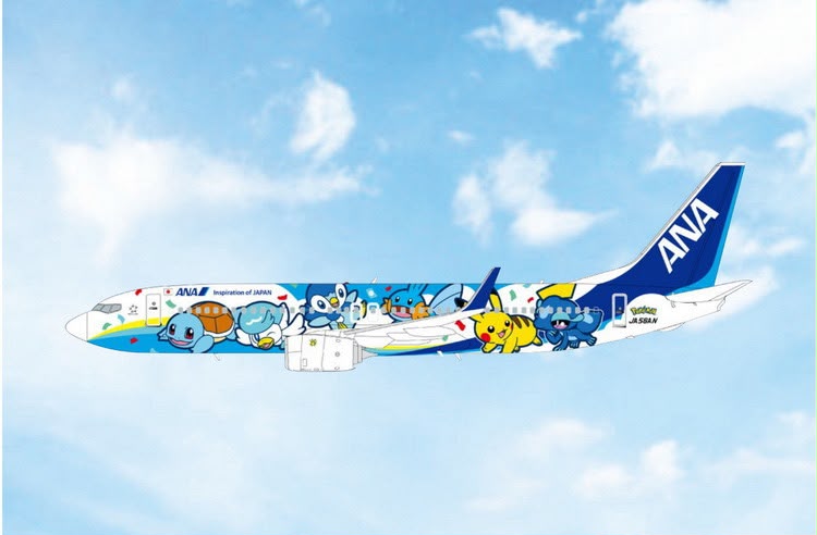 Pre-Order Phoenix Models 1:400 All Nippon Airways (ANA) Boeing 737-800 JA56AN "Pokemon" 04729