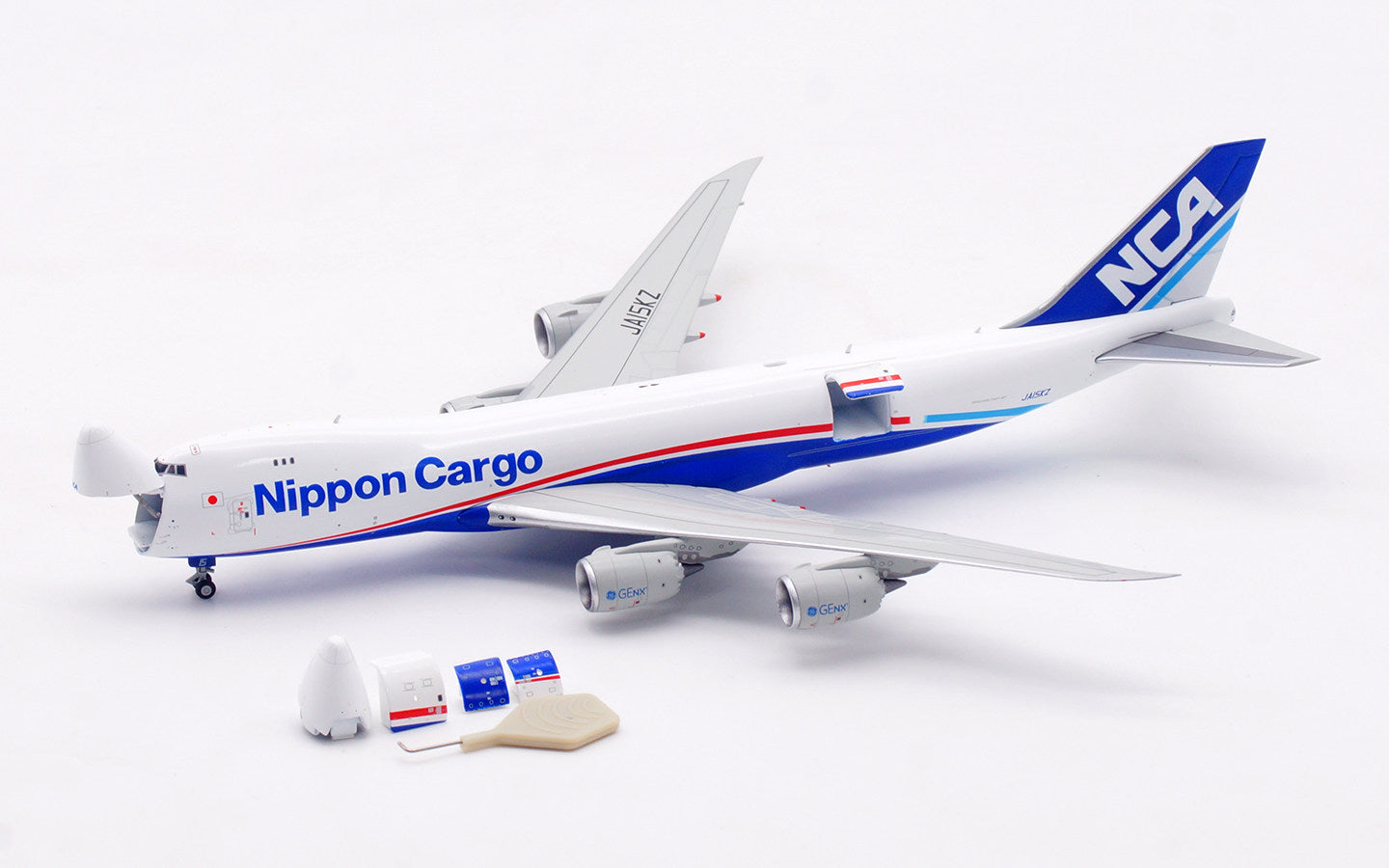 HX Models 1:400 Nippon Cargo Airlines (NCA) Boeing 747-8F JA15KZ