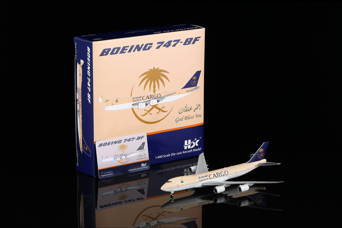 HX Models 1:400 Saudia Cargo Boeing 747-8F HZ-AI4 B631602