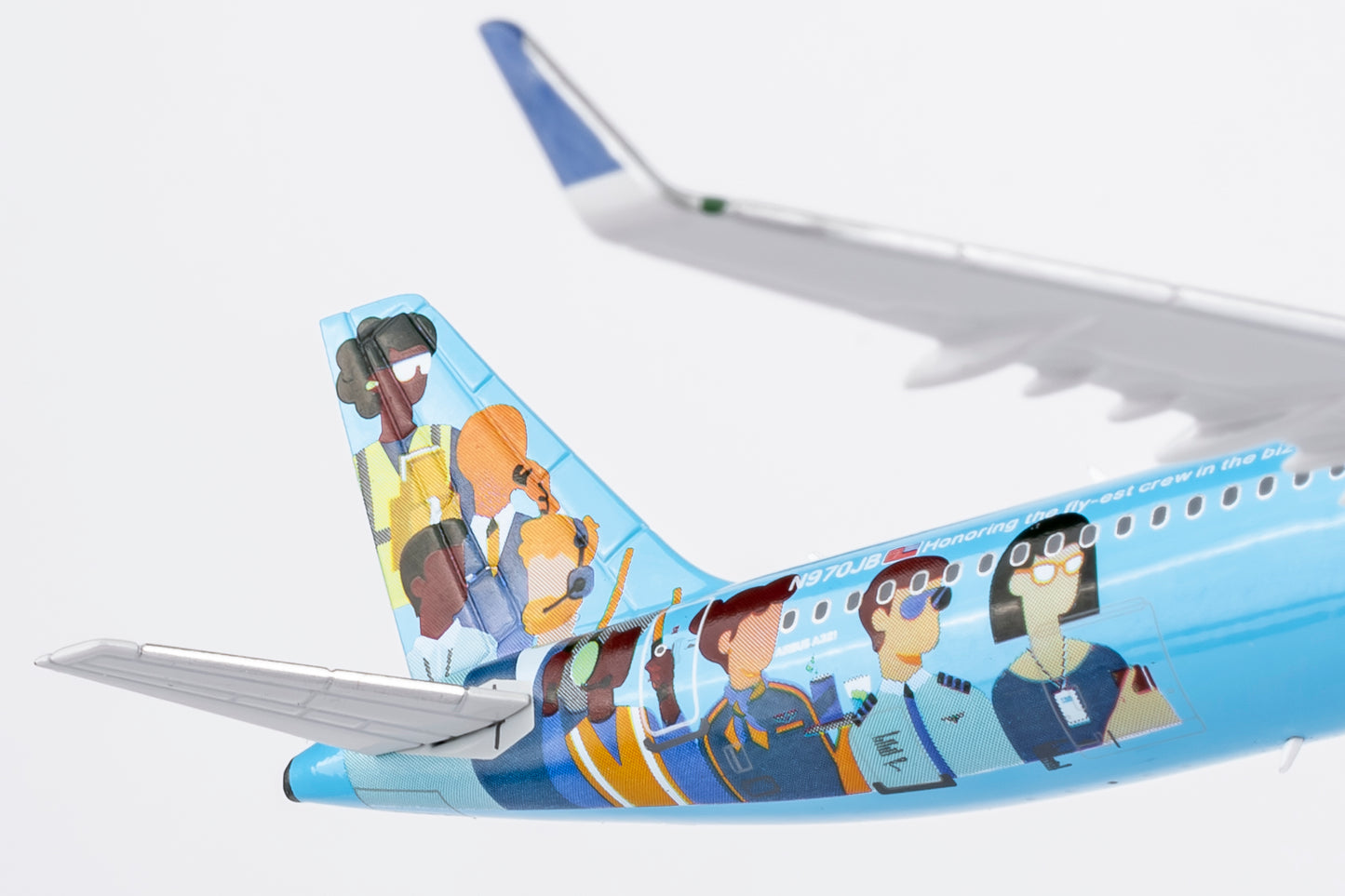 NG Models 1:400 jetBlue Airways Airbus A321 "BlueUnity" N970JB NG 13131