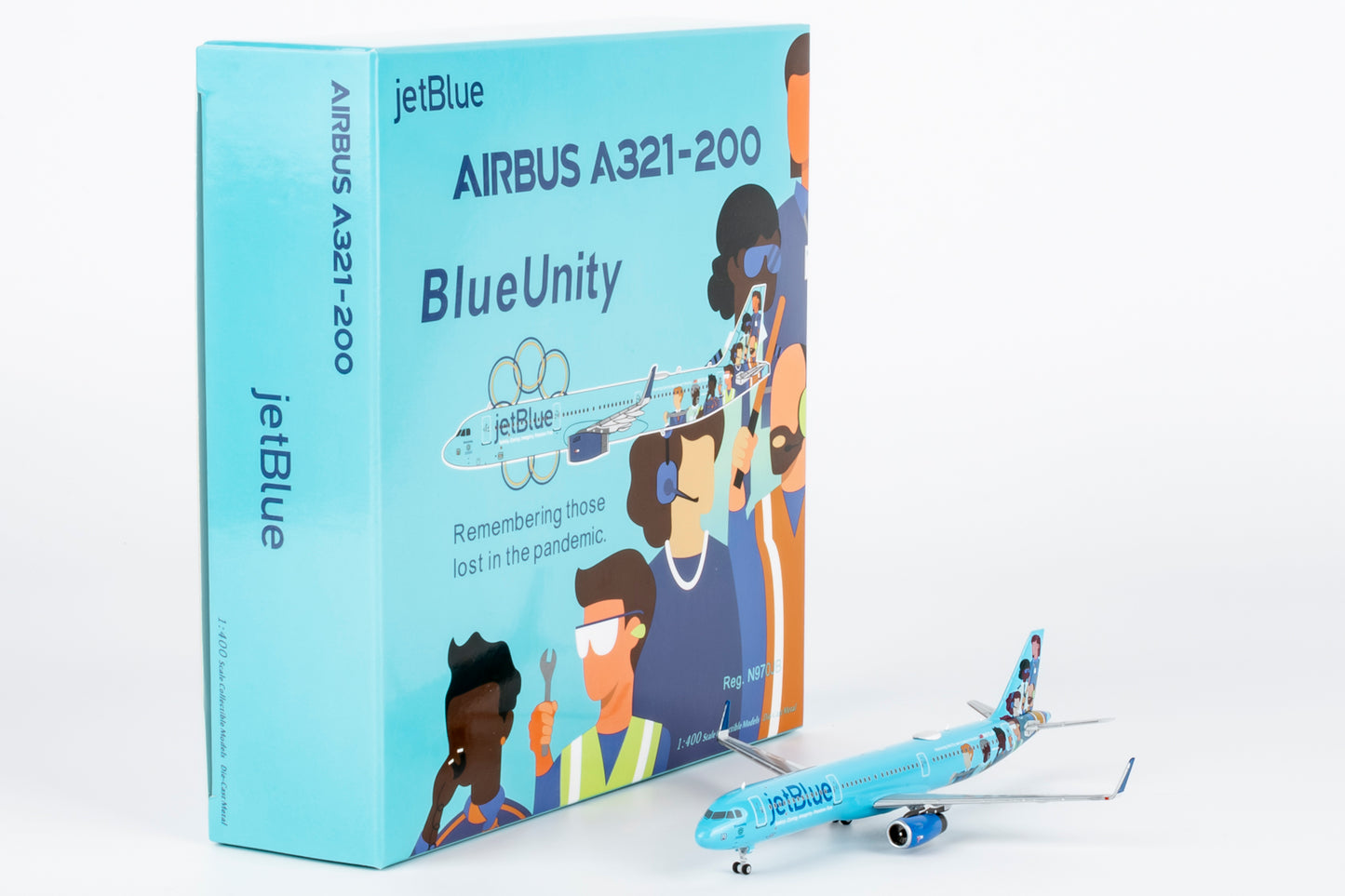 NG Models 1:400 jetBlue Airways Airbus A321 "BlueUnity" N970JB NG 13131