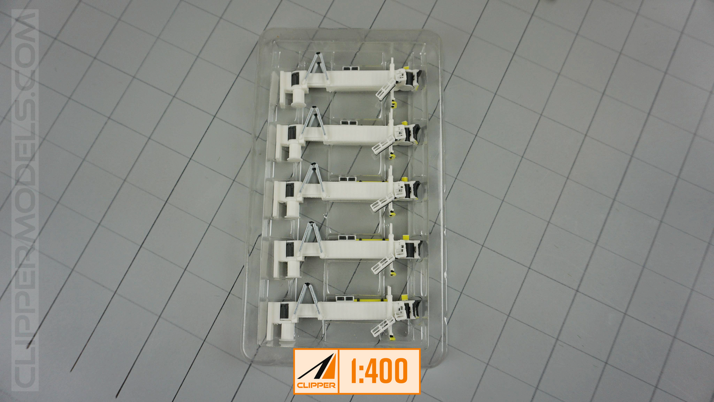 Pre-Order Clipper Models 1:400 Aircraft Jet Bridges - 5 Pack