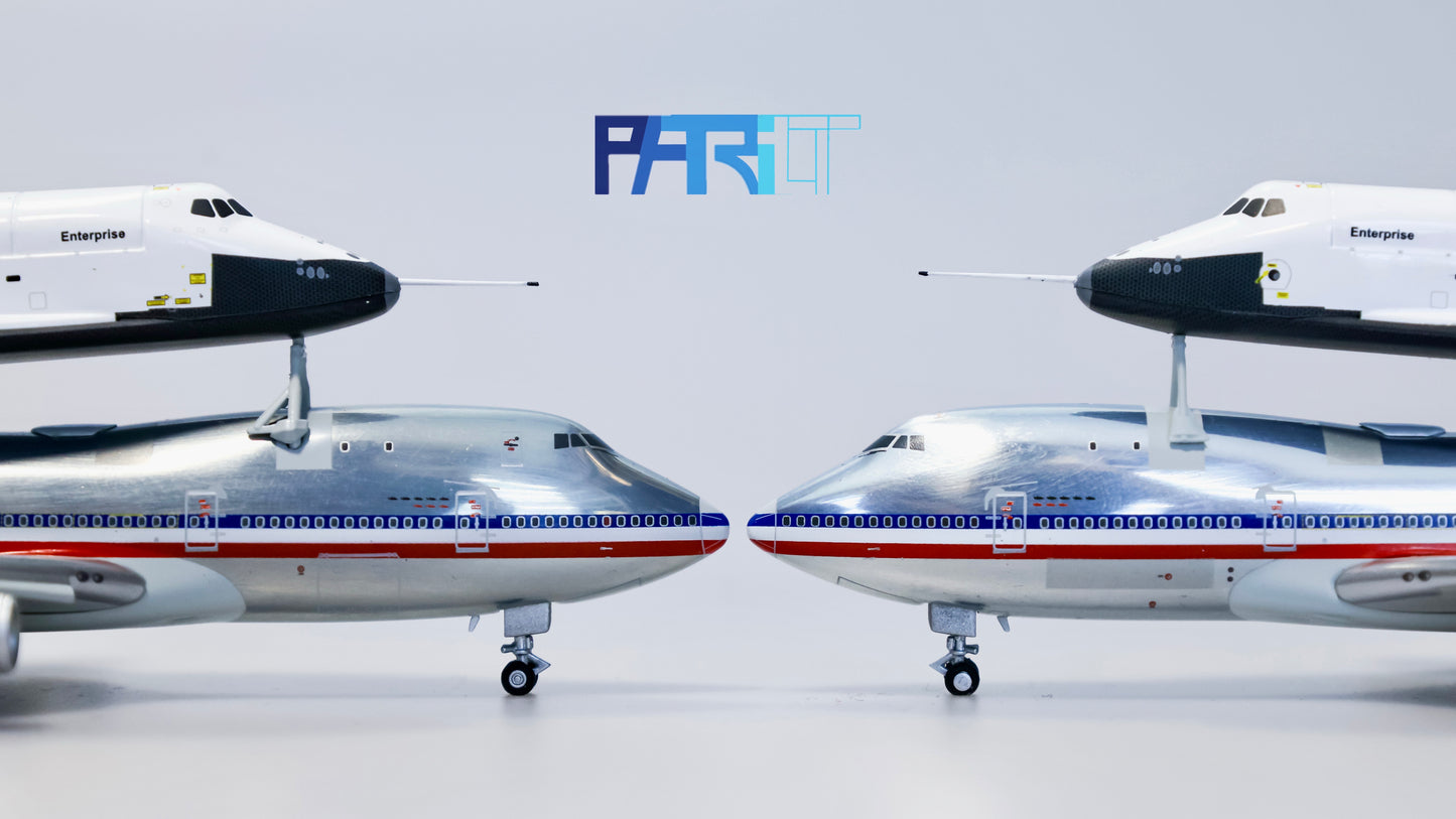 Patriot Models 1:400 NASA Boeing 747-123 (SCA) N905NA with “Enterprise” Space Shuttle