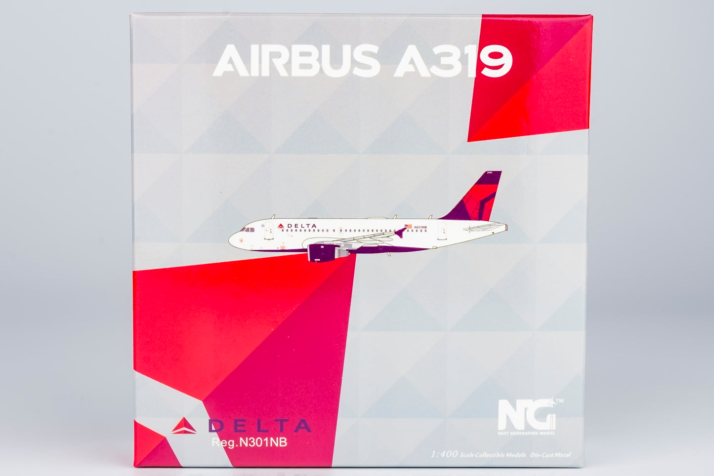 NG Models 1:400 Delta Air Lines Airbus A319 N301NB NG 49026