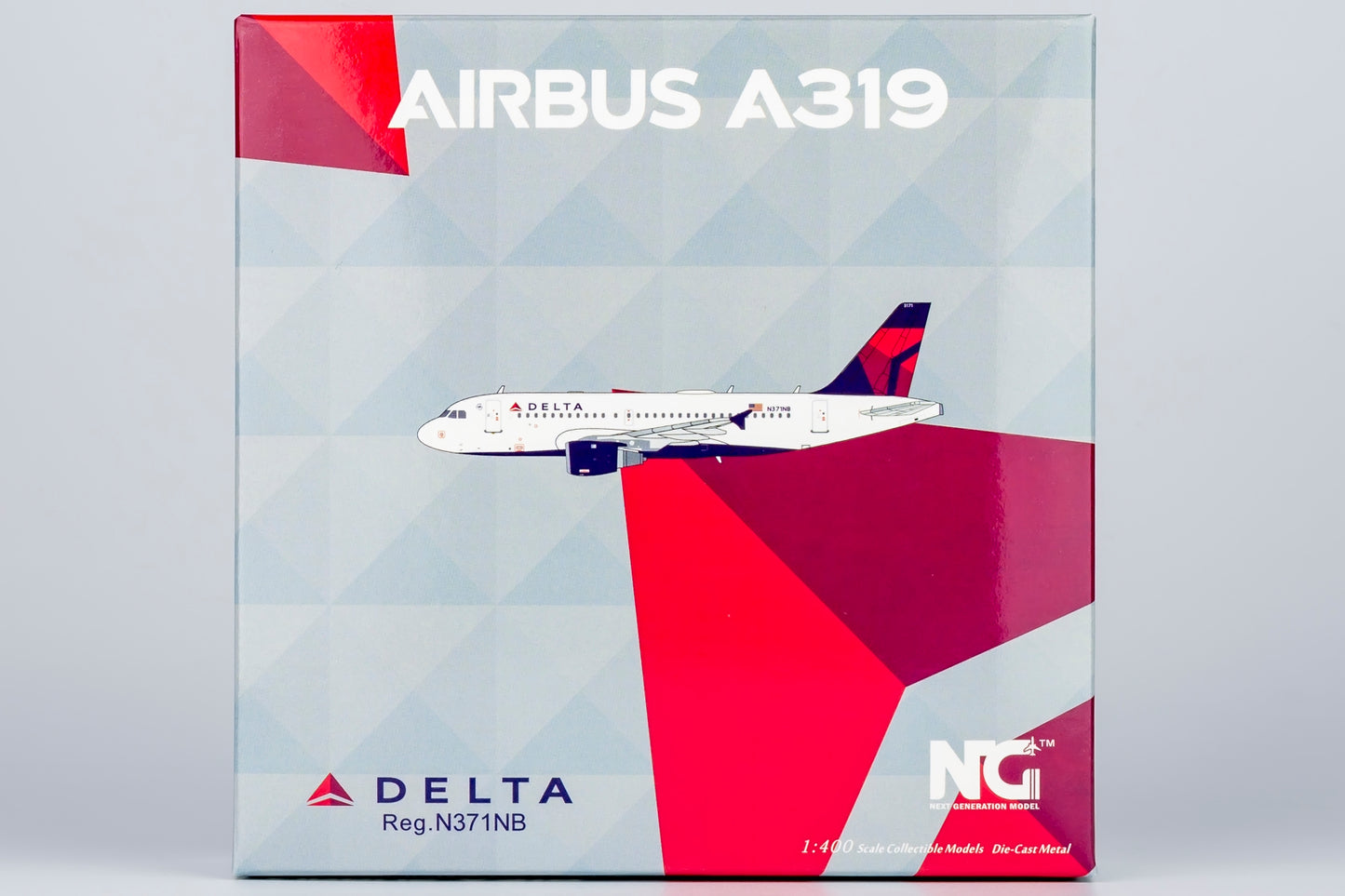 NG Models 1:400 Delta Air Lines Airbus A319 N371NB NG 49027