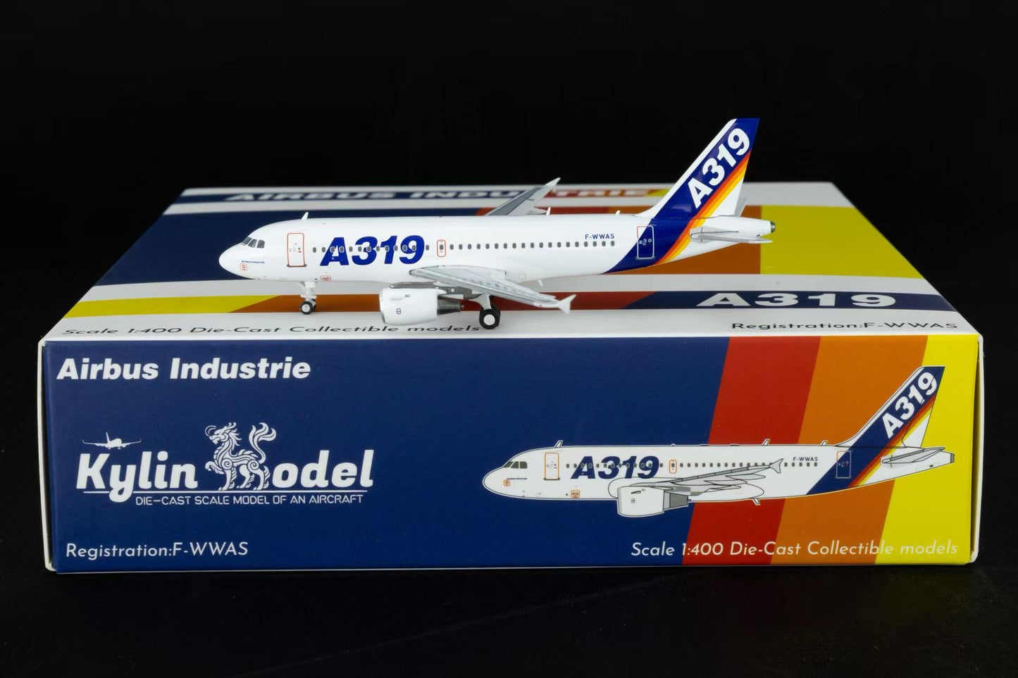 Pre-Order Kylin Models 1:400 Airbus A319 F-WWAS K319AIB01