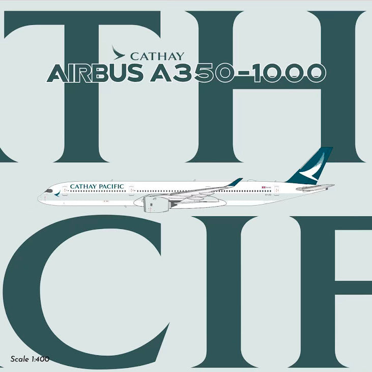 Pre-Order Kylin Model 1:400 Cathay Pacific Airbus A350-1000 B-LXG K35KCPA02