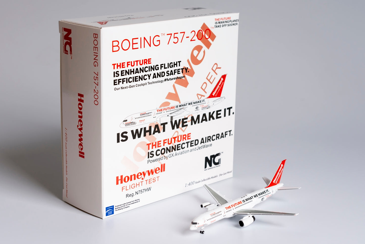 NG Models 1:400 Honeywell 757-200 N757HW 2021 livery with test engine NG 53181