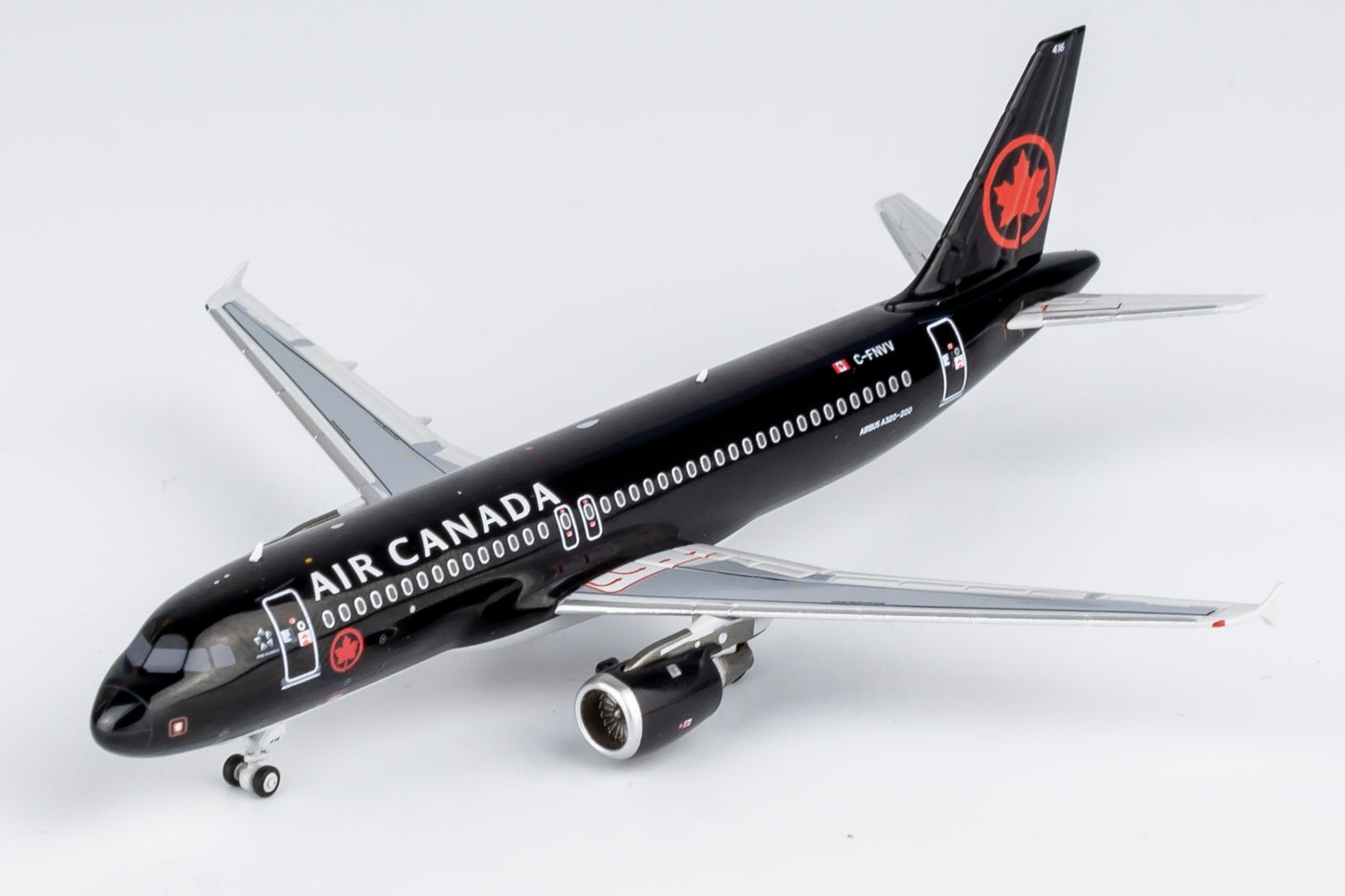 NG Models 1:400 Air Canada Jetz A320-200 C-FNVV black livery NG 15047