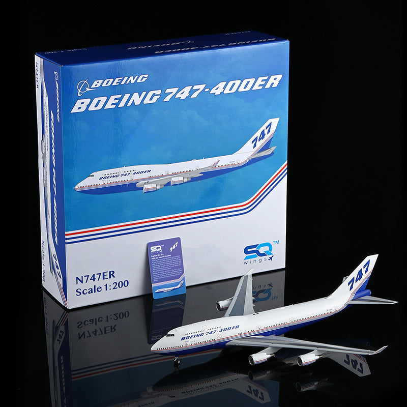 SQ Wings 1:200 Boeing 747-400ER N747ER L2101 and L2101FD
