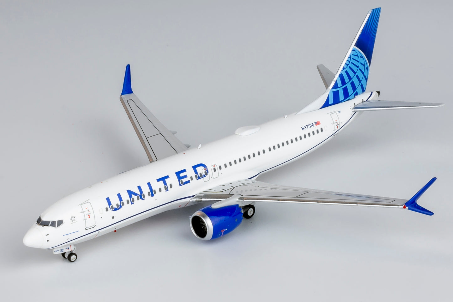 NG Models 1:400 United Airlines Boeing 737 MAX 8 N37318 NG 88037