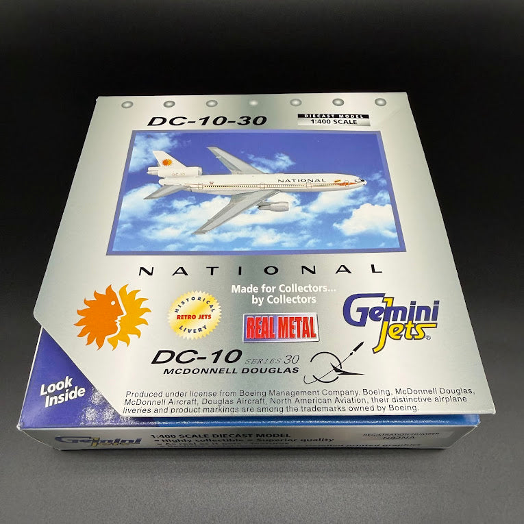 Gemini Jets 1:400 National Airlines McDonnell Douglas DC-10 N82NA