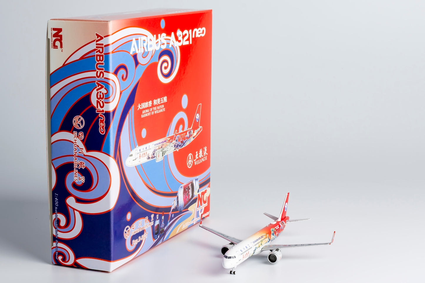 NG Models 1:400 Sichuan Airlines A321neo B-302T (Wuliaye) NG 13106
