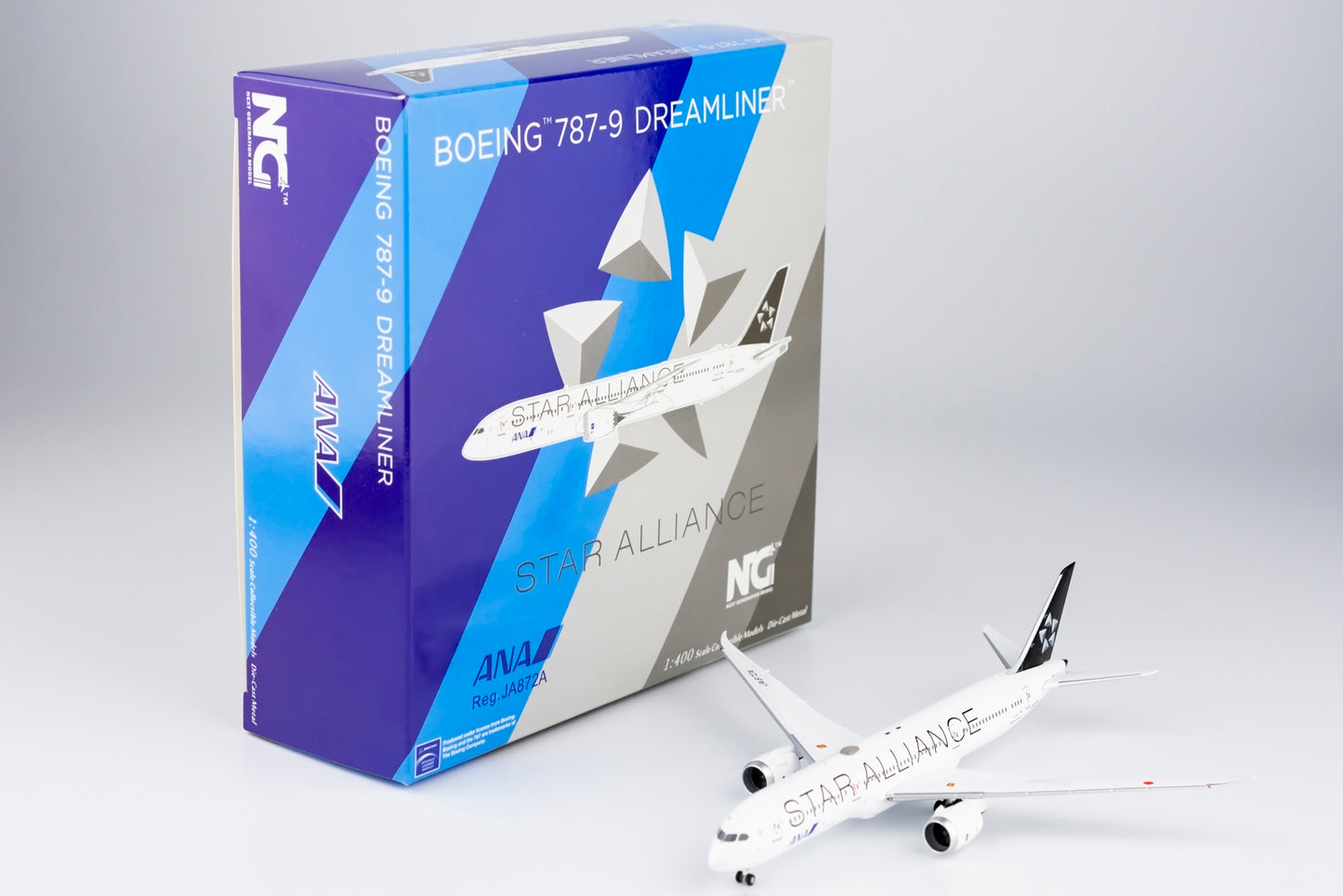NG Models 1:400 All Nippon Airways (ANA) Boeing 787-9 JA872A NG 55092