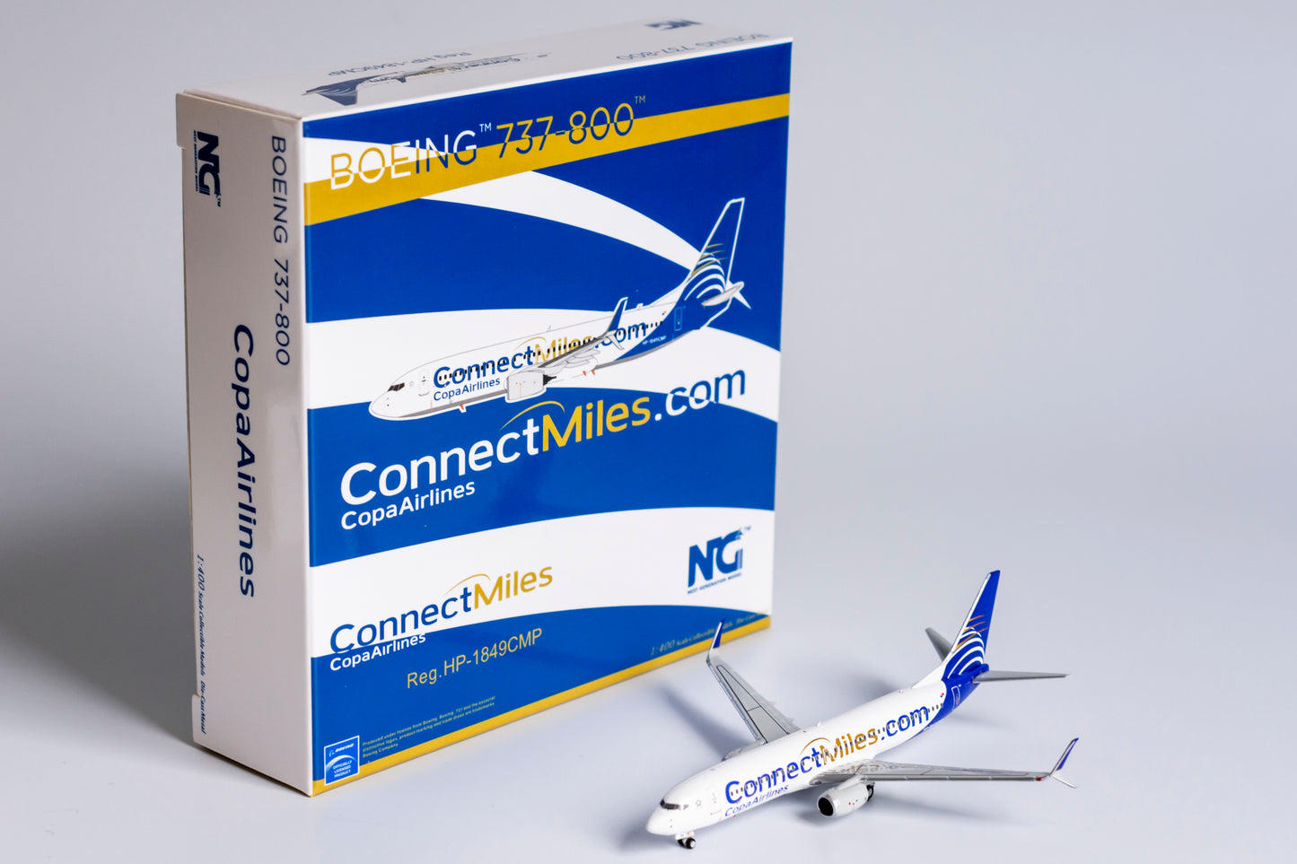 NG Models 1:400 Copa Airlines Boeing 737-800 HP-1849CMP "ConnectMiles" 58109