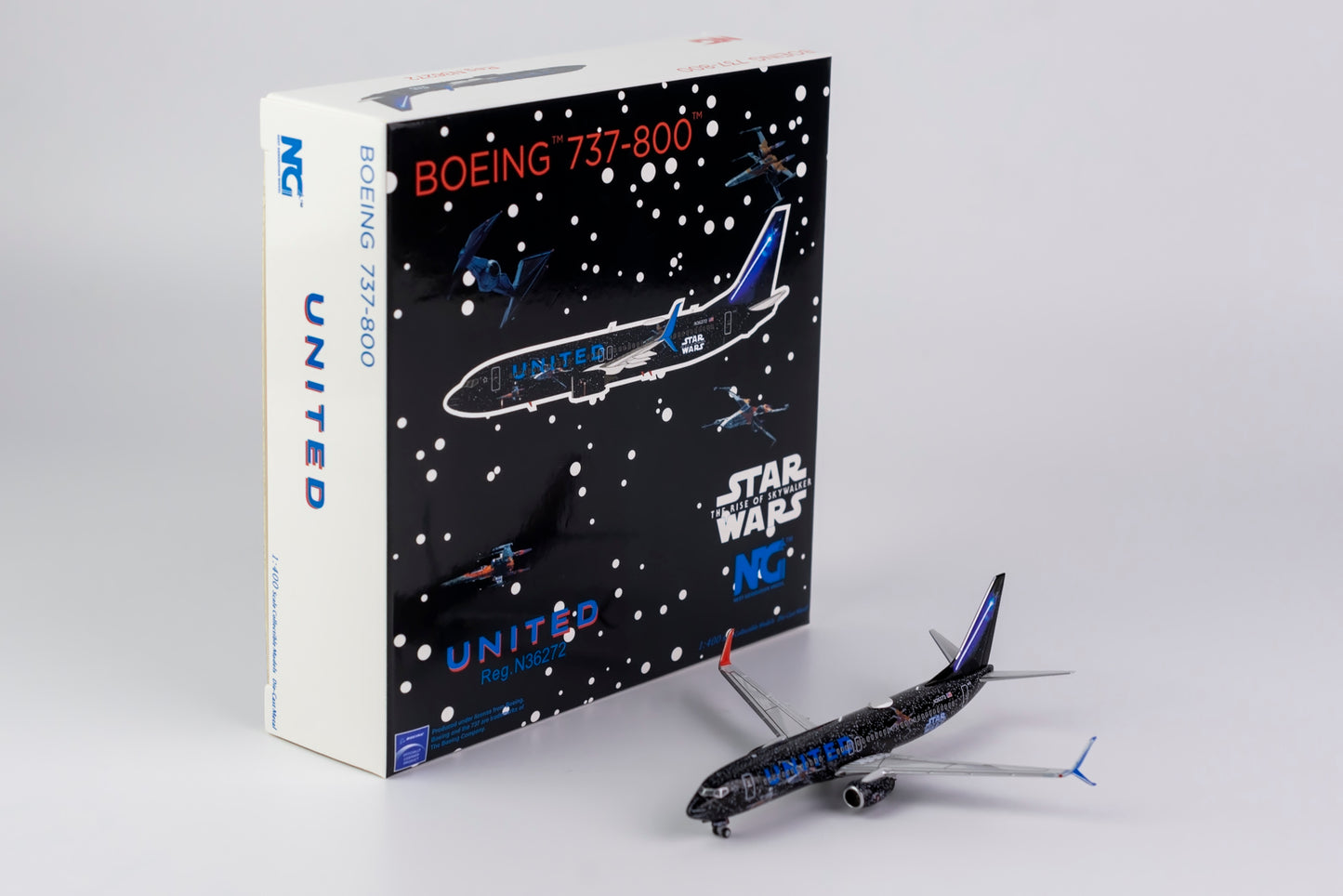 NG Models 1:400 United Airlines Boeing 737-800 "The Rise of Skywalker" N36272 NG 58133
