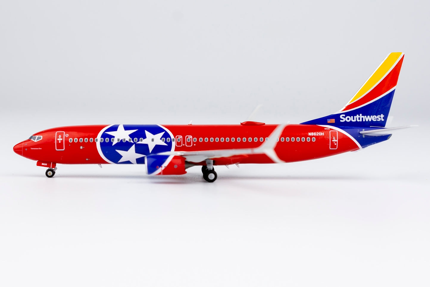 NG Models 1:400 Southwest Airlines Boeing 737-800 (scimitar) "Tennessee One" N8620H NG 58157