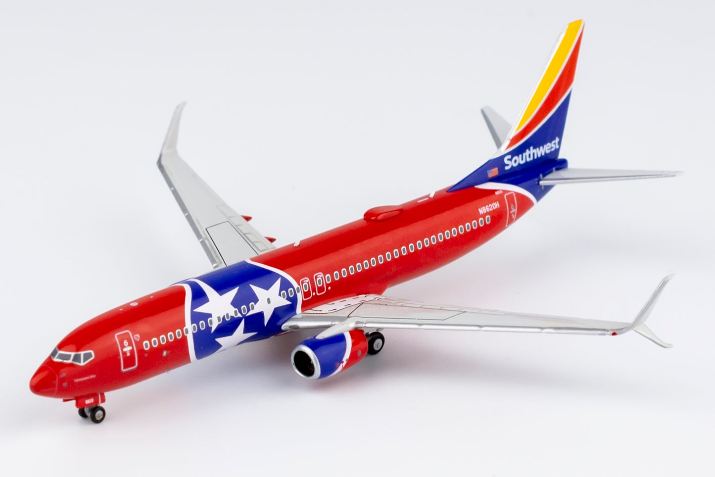 NG Models 1:400 Southwest Airlines Boeing 737-800 (scimitar) "Tennessee One" N8620H NG 58157
