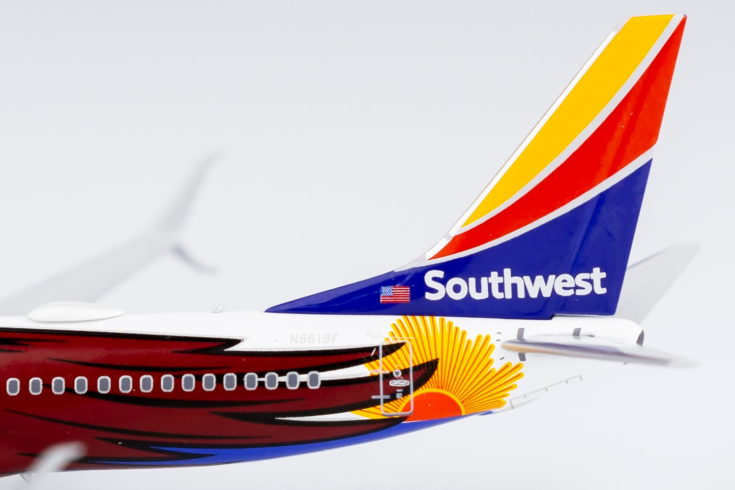 NG Models 1:400 Southwest Airlines Boeing 737-800 (scimitar) "Illinois One" N8619F NG 58161