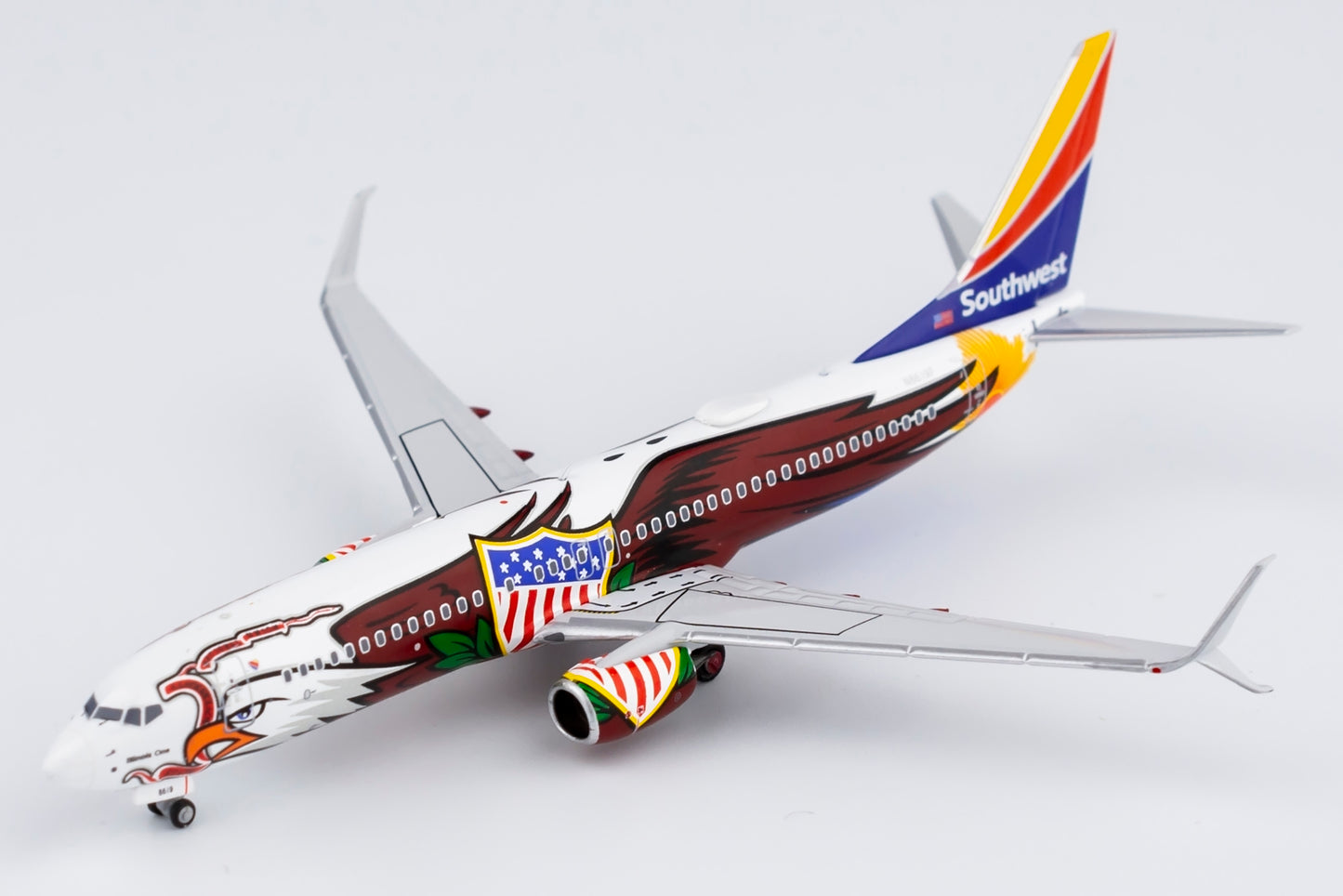 NG Models 1:400 Southwest Airlines Boeing 737-800 (scimitar) "Illinois One" N8619F NG 58161