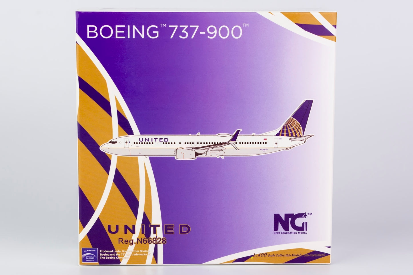 NG Models 1:400 United Airlines Boeing 737-900 N66828 "Merger Livery" NG 79008